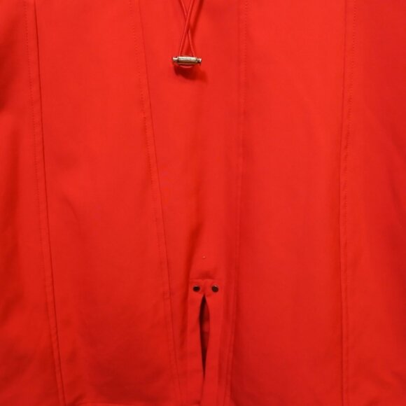 JONES NEW YORK WOMEN'S 3/4 LENGTH RED LONG SLEEVES ZIP UP COAT - Picture 8 of 8